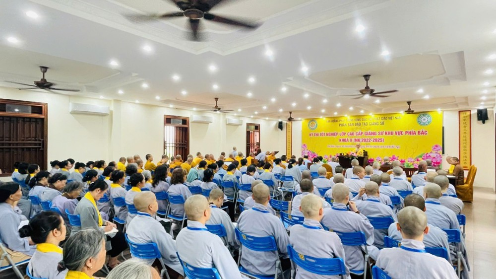 TP.Hà Nội: Ban Hoằng pháp Trung ương tổ chức kỳ thi tốt nghiệp lớp cao cấp giảng sư khoá 2 khu vực phía Bắc