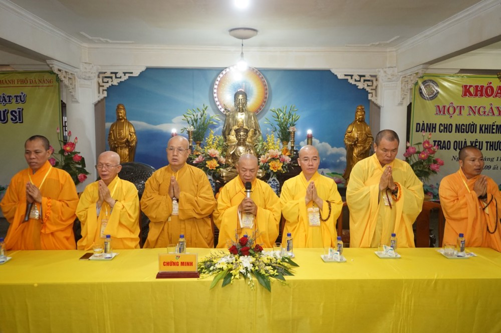 Đà Nẵng: Khóa tu “Một ngày an lạc” dành cho người khuyết tật và khiếm thị