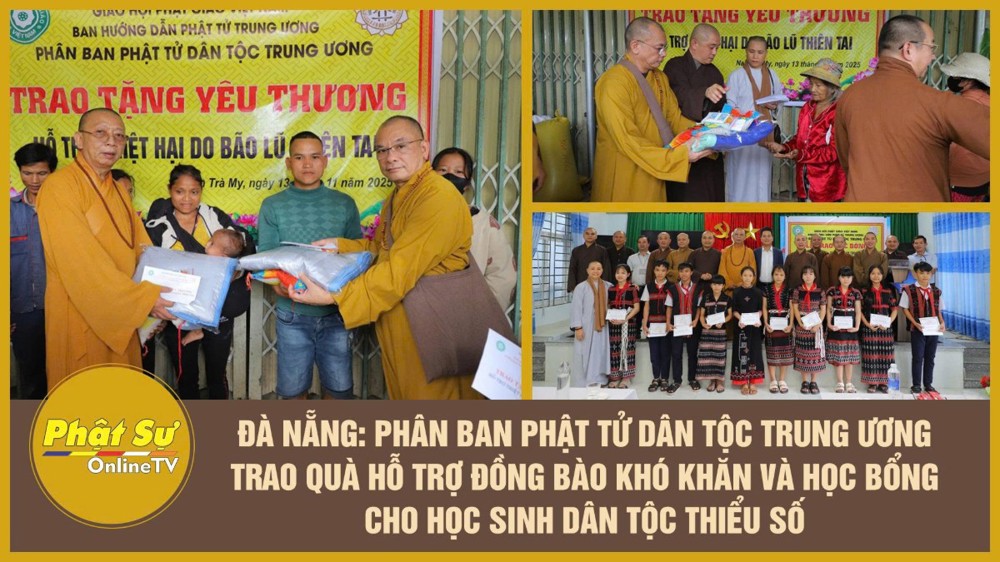 [Video] Đà Nẵng: Phân ban PTDT Trung ương trao quà hỗ trợ đồng bào khó khăn và học bổng cho học sinh dân tộc thiểu số