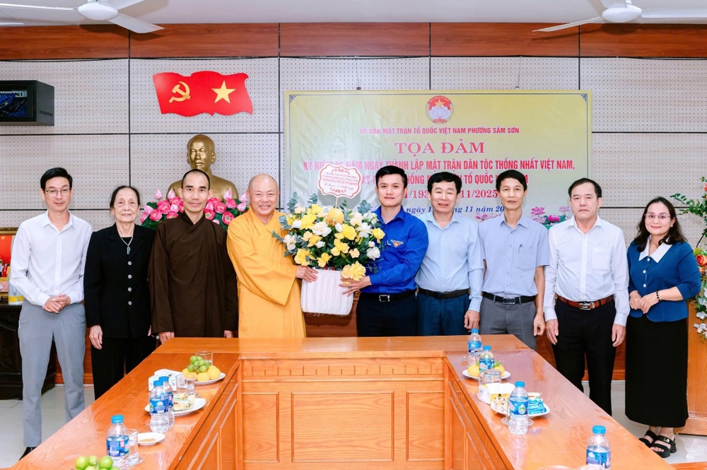 Ban Trị sự GHPGVN tỉnh Thanh Hoá chúc mừng kỷ niệm 95 năm ngày Truyền thống MTTQ Việt Nam