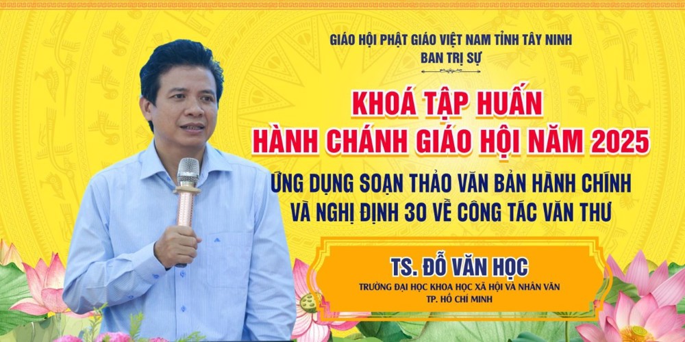 Tây Ninh: TS. Đỗ Văn Học chia sẻ “Ứng dụng soạn thảo văn bản hành chính và nghị định 30 trong công tác văn thư”