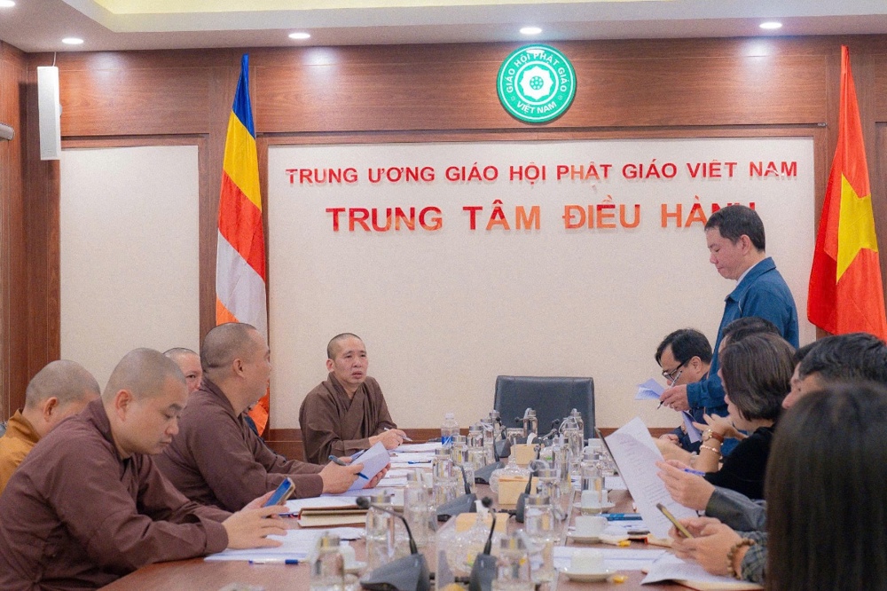 Ban Tôn giáo Chính phủ làm việc với Văn phòng Trung ương GHPGVN về chuyển đổi số trong tôn giáo