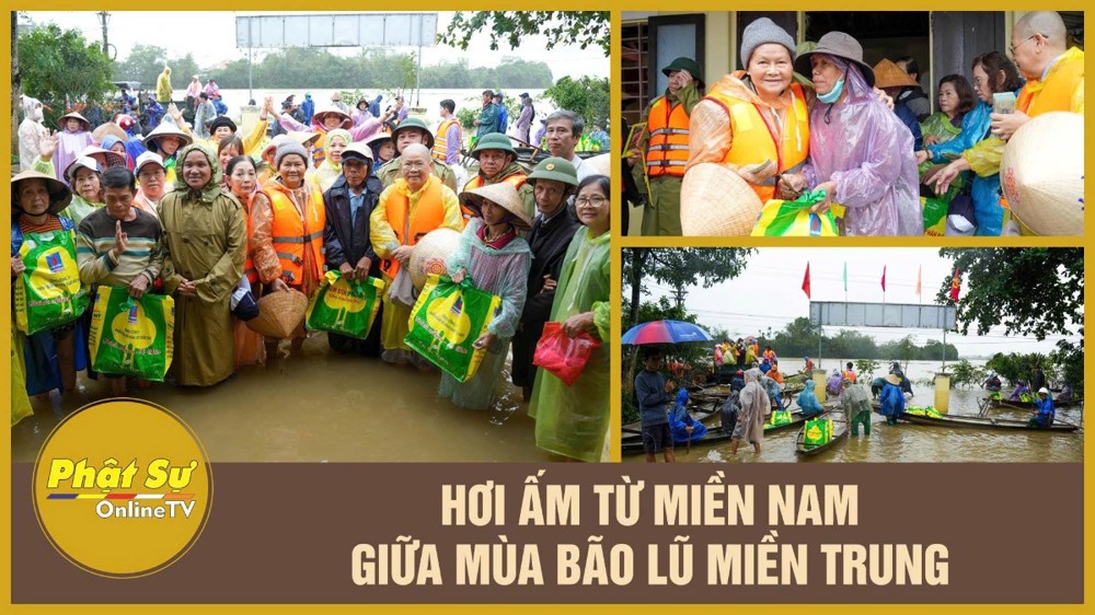 [Video] Hơi ấm từ miền Nam giữa mùa bão lũ miền Trung