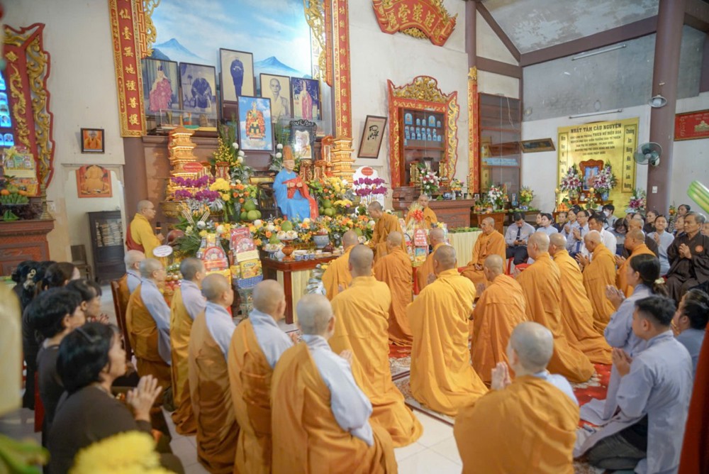 An Giang: Trang nghiêm lễ húy kỵ Hòa thượng Thích Huệ Ân lần thứ 33 tại chùa Vĩnh Phước