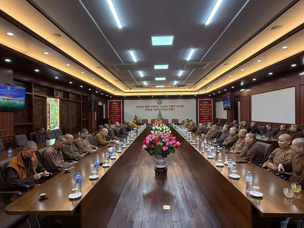 Thái Nguyên: Phiên họp thường kỳ Ban Trị sự GHPGVN tỉnh