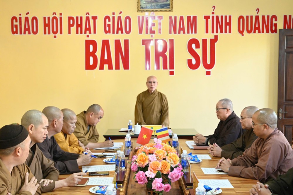 Quảng Ngãi: Ban Trị sự GHPGVN tỉnh họp đánh giá Phật sự và định hướng hoạt động
