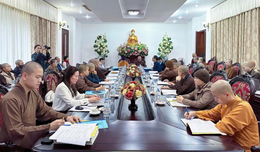 Học viện PGVN tại Hà Nội tổ chức xét duyệt 22 đề cương luận văn Thạc sĩ Phật học