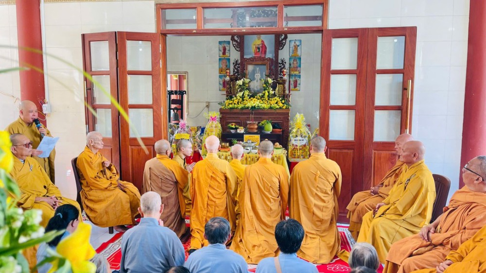 Cần Thơ: Lễ Huý kỵ cố Hoà thượng khai sơn chùa Vạn Phước