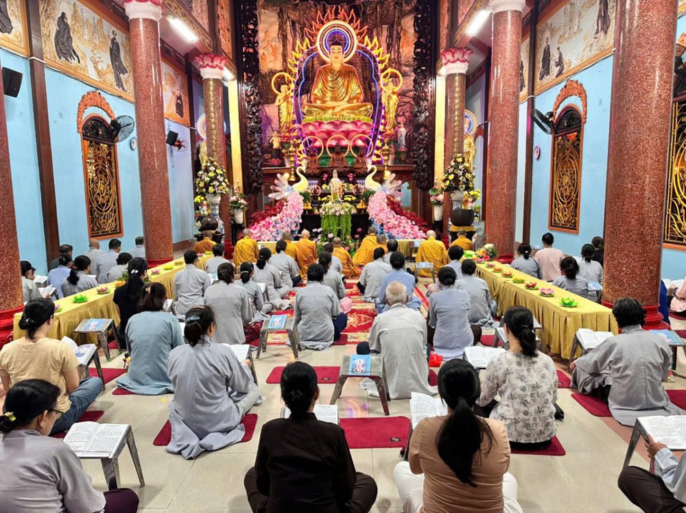 TP.HCM: Tổ đình chùa Vạn Thọ trang nghiêm tổ chức lễ vía Quan Thế Âm Bồ Tát và khóa lễ Quy y Tam bảo