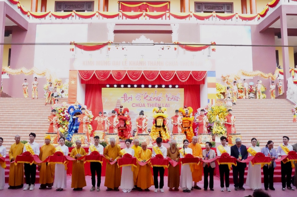 Bắc Ninh: Đại lễ khánh thành chùa Thiên Lai