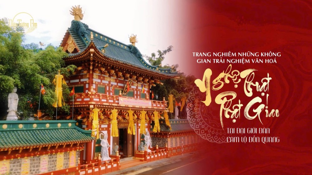 [Video] Trang nghiêm không gian trải nghiệm văn hóa tại Đại Giới đàn Cam Lộ Đỗng Quang