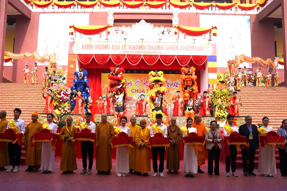 Bắc Ninh: Đại lễ khánh thành chùa Thiên Lai