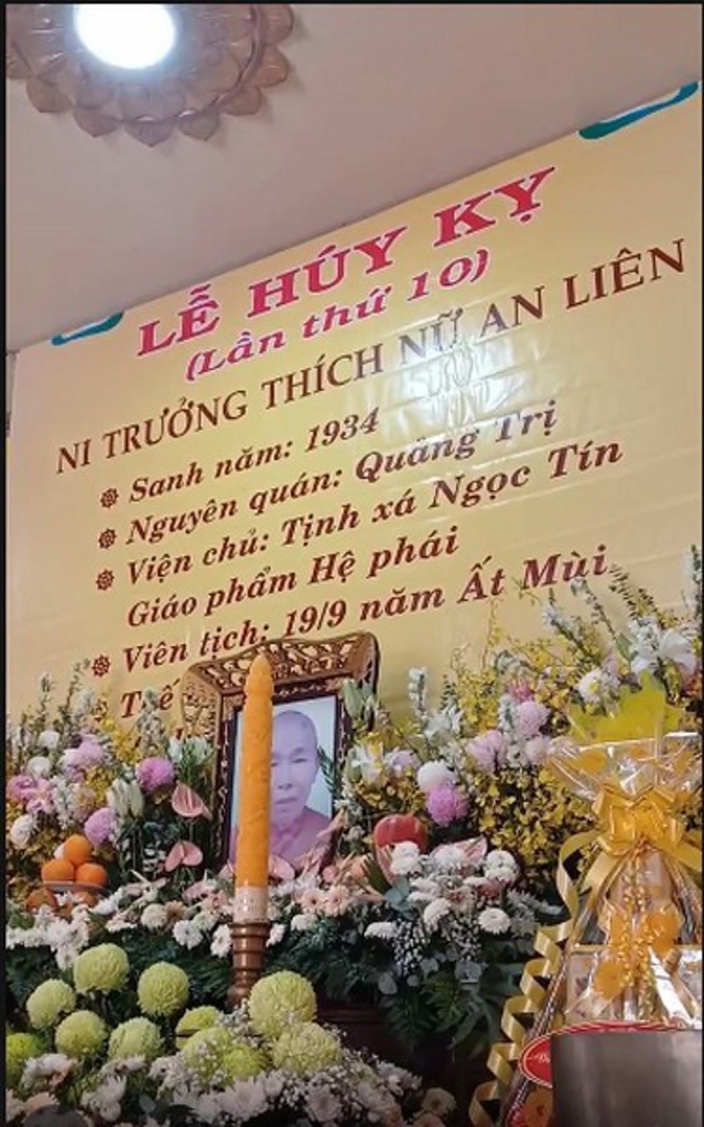 Lâm Đồng: Trang nghiêm Lễ Tưởng niệm 10 năm Ni trưởng An Liên khai sơn tịnh xá Ngọc Tín viên tịch 
