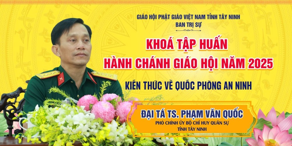 Tây Ninh: Đại tá Tiến sĩ Phạm Văn Quốc chia sẻ kiến thức về Quốc phòng An ninh