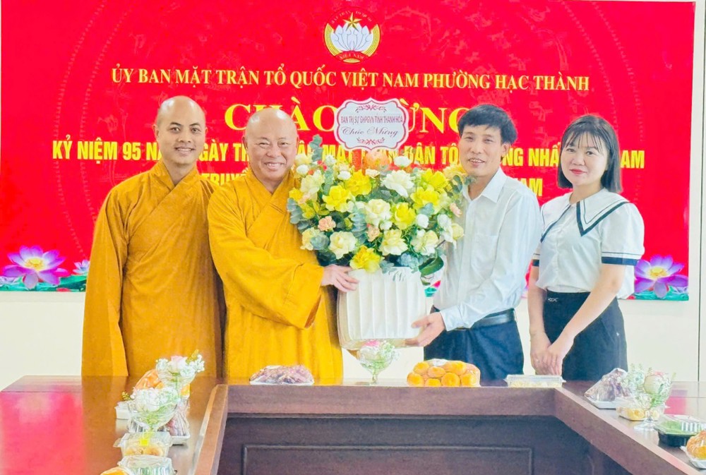Thanh Hóa: Ban Trị sự Phật giáo tỉnh chúc mừng ngày thành lập Mặt trận Dân tộc thống nhất, ngày truyền thống MTTQ