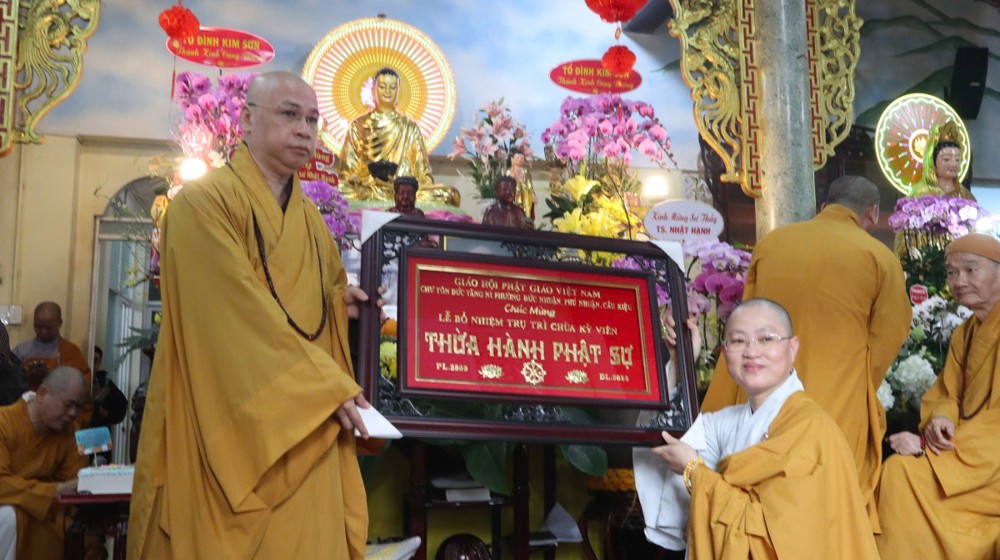 TP.HCM: Lễ tưởng niệm húy nhật Hòa thượng Thích Từ Nhẫn và Bổ nhiệm tân trụ trì chùa Kỳ Viên phường Đức Nhuận