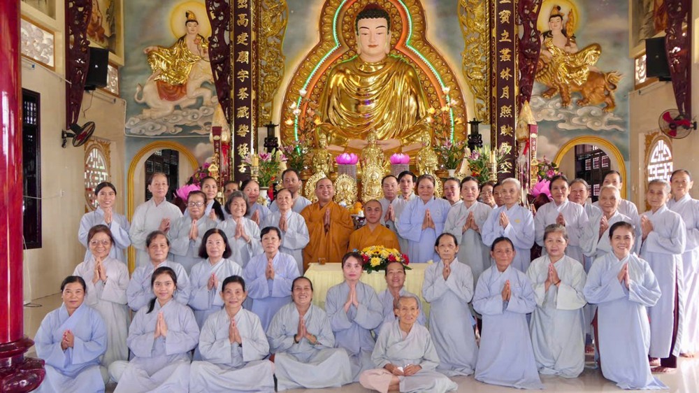 Đồng Tháp: Khóa tu Bát Quan trai tháng 10 tại chùa Linh Sơn, xã Vĩnh Bình