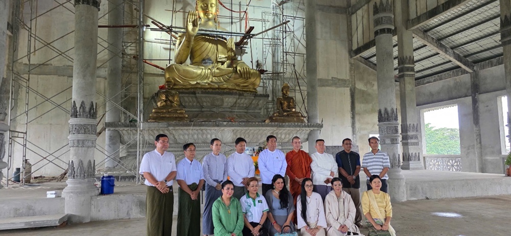 Myanmar: Ông U Htay Aung - Bộ trưởng Bộ Xã hội vùng Yangon đến viếng thăm chùa Đại Phước Việt Nam tại Myanmar 
