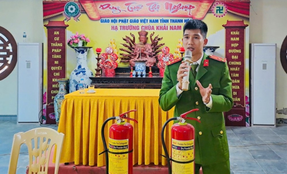 Thanh Hóa: Hội nghị phổ biến pháp luật về tín ngưỡng, tôn giáo cho Phật tử tại chùa Khải Nam