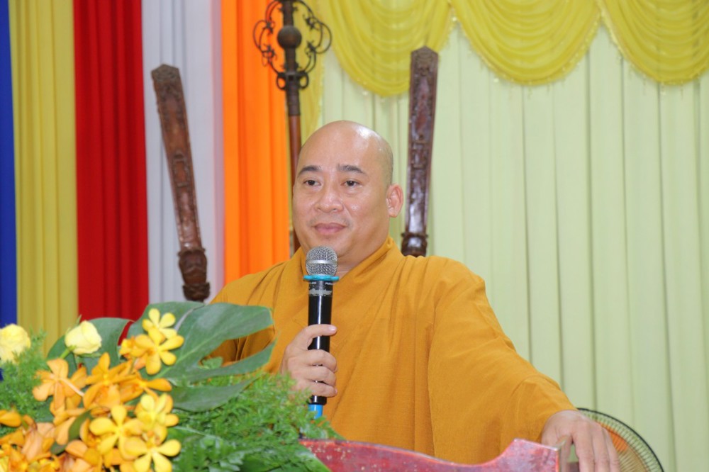 Vĩnh Long: Đại Đức Thích Trí Thuận chia sẻ đề tài “Hành Chánh Giáo Hội” đến với khóa Kiết Đông Lần III – Khu vực Bến Tre (cũ)