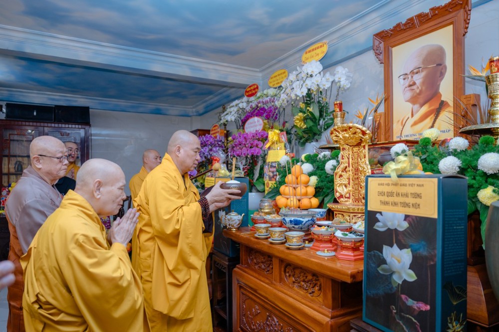 TP.HCM: Tưởng niệm 7 năm ngày Trưởng lão Hòa thượng Thích Hiển Pháp viên tịch