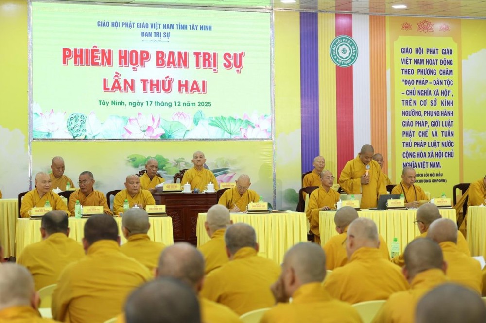 Tây Ninh: Phật giáo tỉnh họp lệ tháng 10 năm Ất Tỵ và bổ nhiệm 23 Trụ trì/Ban Quản trị tự viện