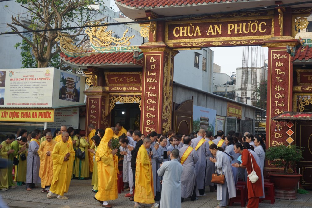 Đà Nẵng: Chùa An Phước tổ chức lễ chú nguyện đổ sàn thứ nhất 