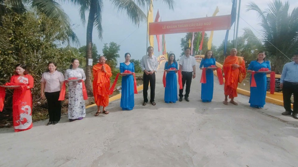 An Giang: Khánh thành cầu GTNT trên địa bàn xã Gò Quao