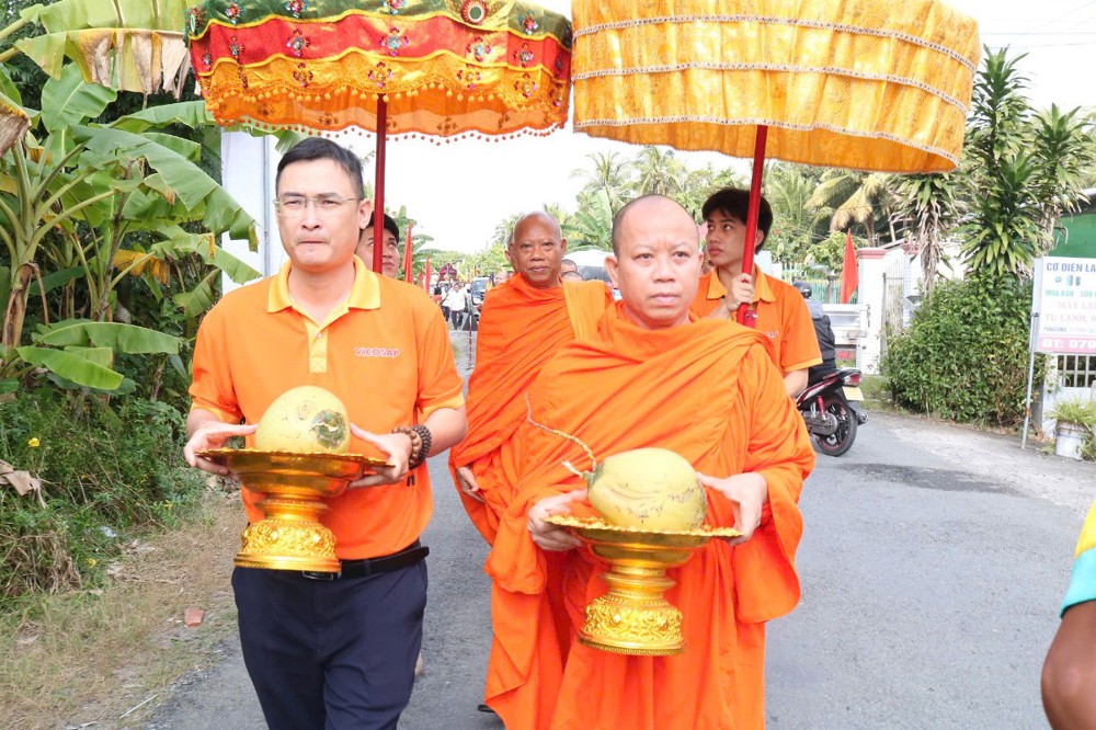 Vĩnh Long: Lễ huý kỵ lần thứ 76 cố Trưởng lão Hòa thượng Thạch Sô - Khai Tổ dừa sáp đất Trà Vinh 