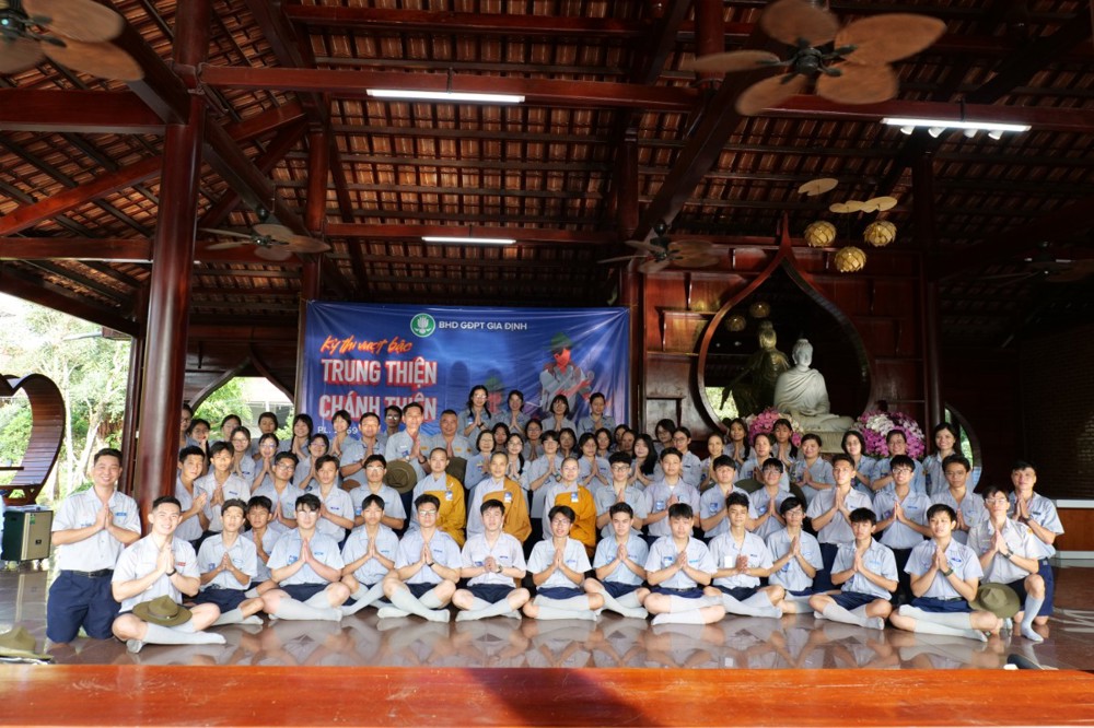 TP.HCM: Trang nghiêm Cuộc thi Vượt Bậc GĐPT Chánh Đạt và GĐPT Đức Tuệ tại Tu viện Long Hưng