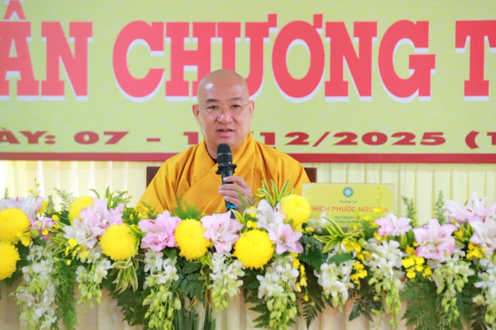 TP.HCM: TT. Thích Phước Nguyên giảng tại khóa “Bồi dưỡng kỹ năng MC – Người dẫn chương trình Phật giáo”