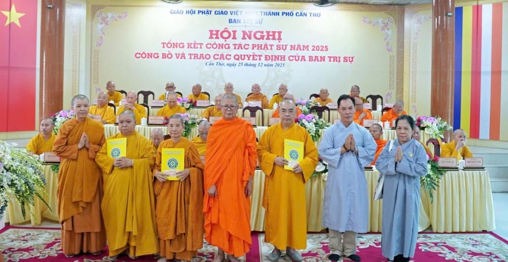 Cần Thơ: Hội nghị tổng kết công tác Phật sự năm 2025