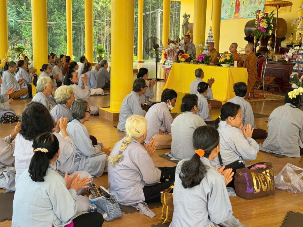 Lâm Đồng: Khóa tu Một Ngày An Lạc tại chùa Kỳ Viên- Hàm Tân
