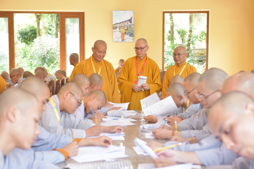 Lâm Đồng: Đại giới đàn Chơn Thành chính thức khai mạc kỳ thi khảo hạch giới tử