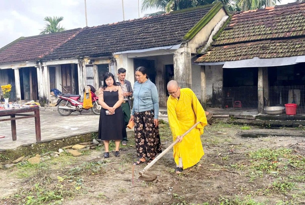 Đà Nẵng: Chùa Lộc Tân tổ chức lễ động thổ xây dựng nhà tình nghĩa