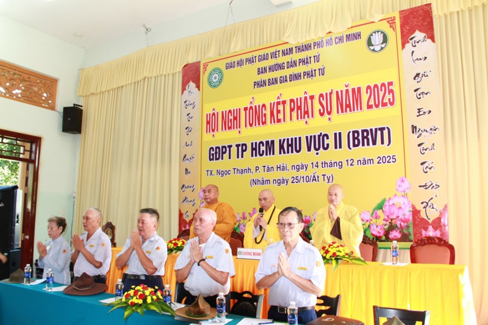 TP.HCM: Phân ban GĐPT khu vực II tổng kết năm Phật sự 2025