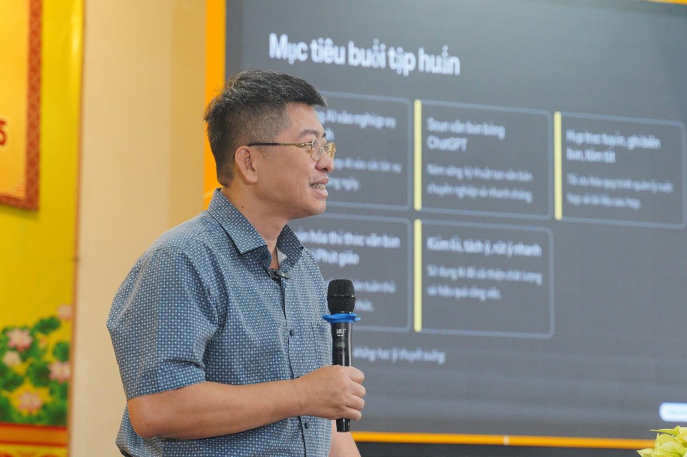 TS. Nguyễn Quang Anh - Ứng dụng trí tuệ nhân tạo trong công tác hành  chính Phật giáo: Hướng đi mới nâng cao hiệu quả và tính thống nhất