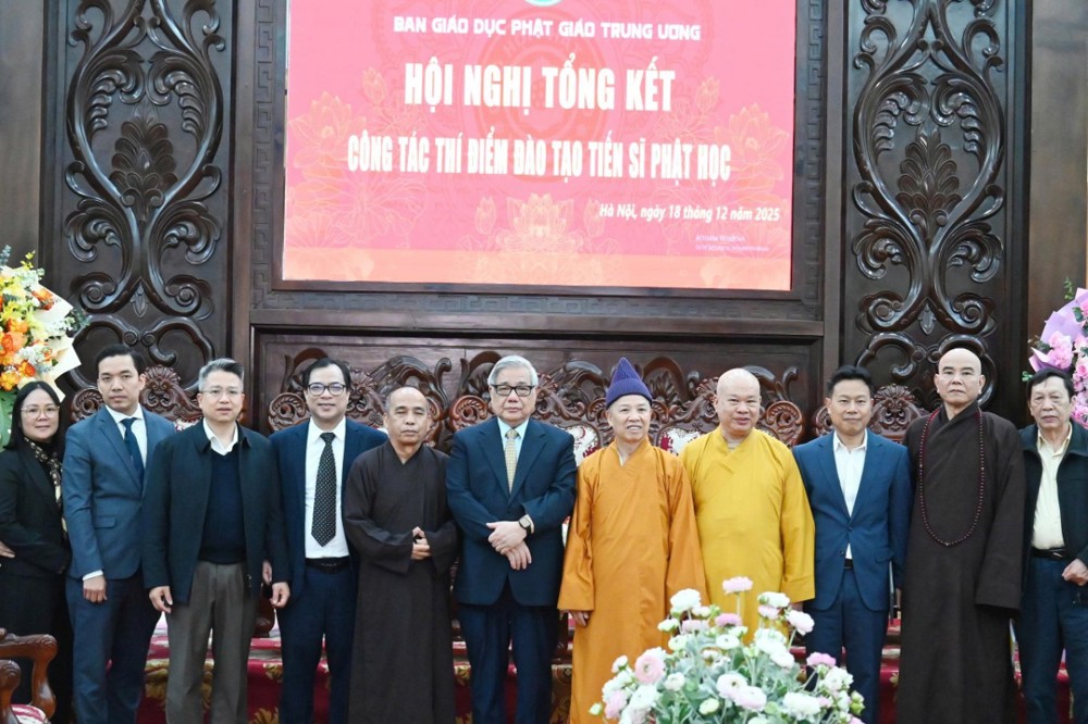 Hà Nội: Ban Giáo dục Phật giáo TƯ tổ chức Hội nghị tổng kết công tác thí điểm đào tạo Tiến sĩ Phật học