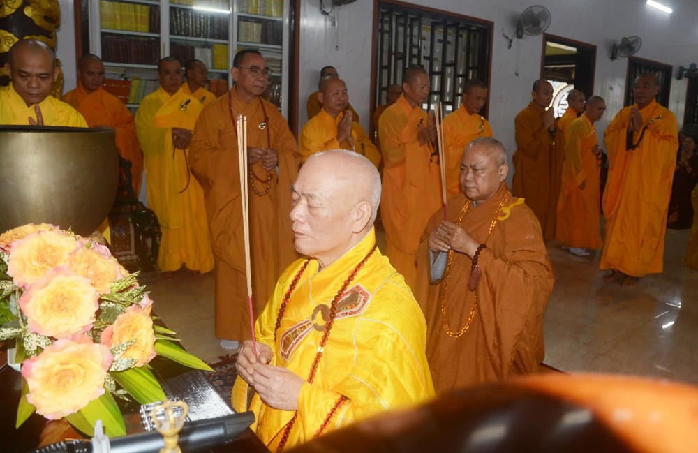 Quảng Trị: Lễ húy nhật cố Thượng tọa Thích Giác Chơn tại chùa Phật Học Quảng Trị