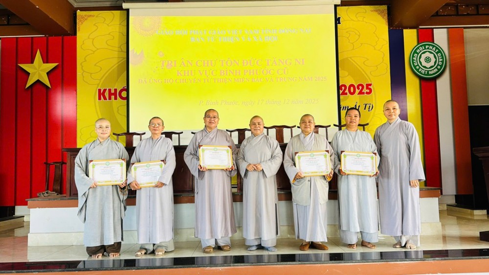 Đồng Nai: Sinh hoạt Tăng sự Ni giới khu vực Bình Phước (cũ) tại Văn phòng Thường trực Ban Trị sự Phật giáo tỉnh 