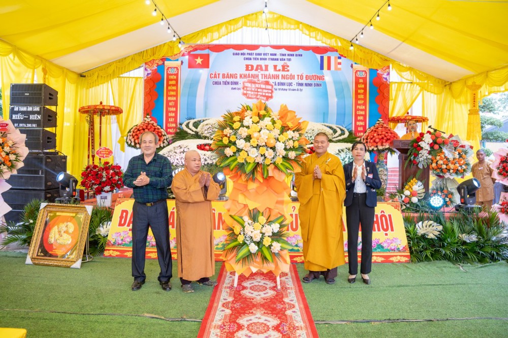 Ninh Bình: Đại lễ khánh thành ngôi Tổ đường chùa Tiền Đình