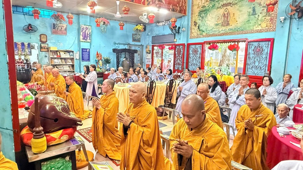 TP.HCM: Trang nghiêm lễ húy kỵ Đại sư Huệ Nhựt, khai sơn chùa Linh Quang