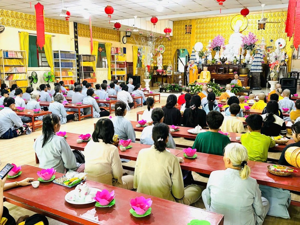 Tây Ninh: Trang nghiêm khóa tu Thiền trà – Pháp đàm và Lễ vía Phật A Di Đà tại Đạo tràng Cát Tường