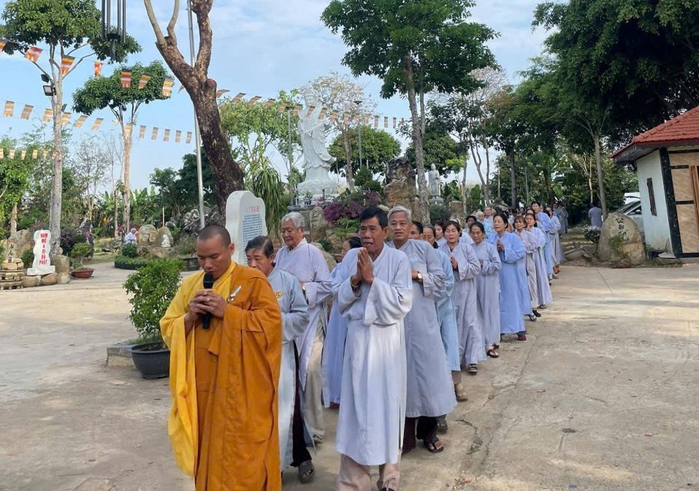 Tây Ninh: Chùa Suối Pháp tổ chức khóa tu “Một ngày an lạc”