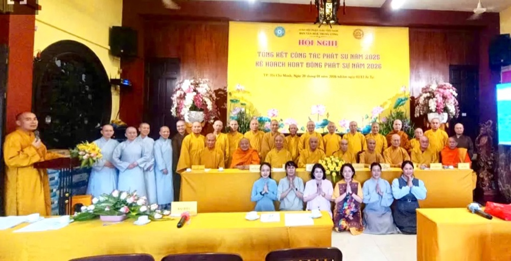 Ban Văn hóa Trung ương GHPGVN tổ chức Hội nghị tổng kết công tác Phật sự năm 2025 tại Thành phố Hồ Chí Minh