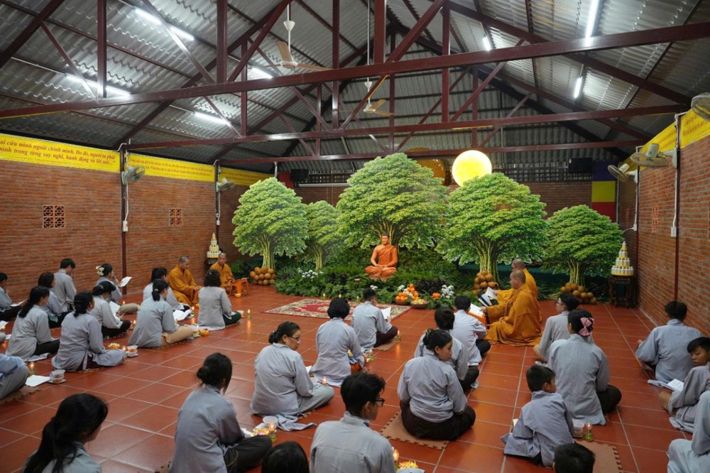 Vĩnh Long: Đạo tràng chùa Qui Thuận trang nghiêm tổ chức Đại lễ kỷ niệm ngày Đức Phật Thích Ca Mâu Ni thành đạo
