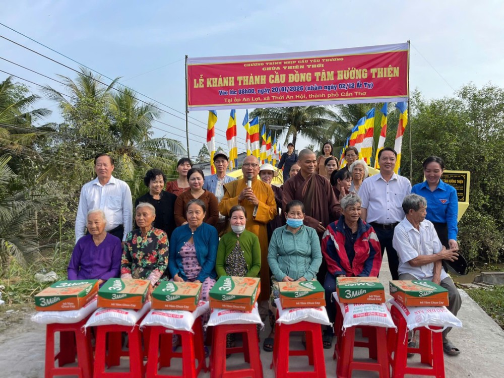 Cần Thơ: “Nhịp cầu yêu thương” tiếp tục khánh thành 3 cầu nông thôn