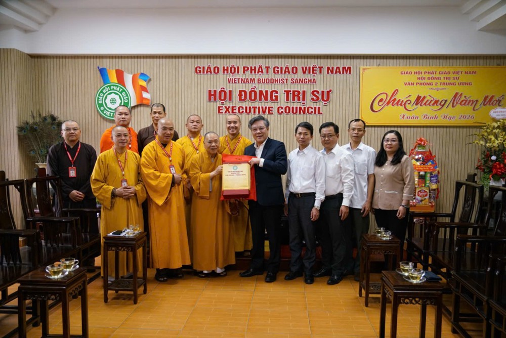 TP.HCM: Lãnh đạo tỉnh Đồng Nai thăm, chúc Tết Văn phòng II Trung ương GHPGVN