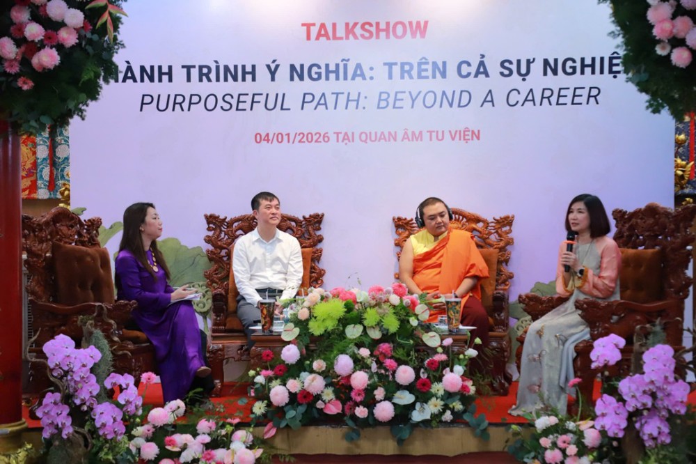 TP.HCM: Tọa đàm “Hành trình ý nghĩa: Trên cả sự nghiệp” với Đức Nhiếp Chính Vương Gyalwa Dokhampa tại Quan Âm Tu Viện