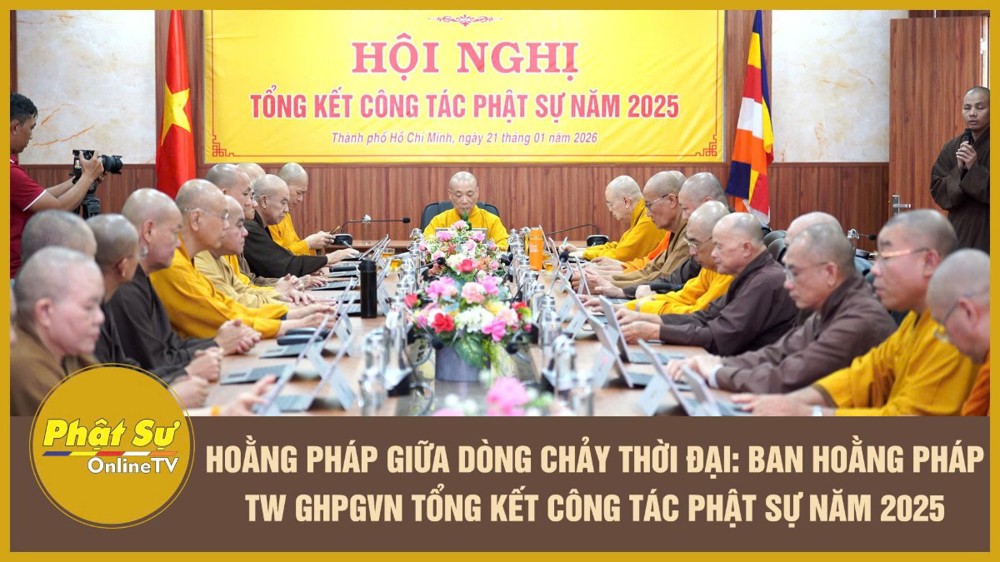 [Video] Hoằng pháp giữa dòng chảy thời đại: Ban Hoằng pháp Trung ương GHPGVN tổng kết công tác Phật sự năm 2025